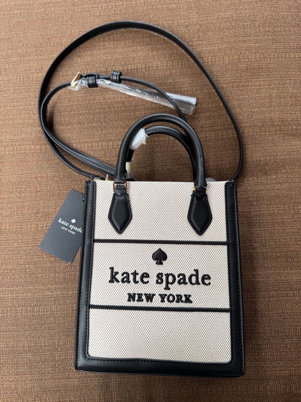 Kate Spade Ellie Canvas Mini Tote Crossbody